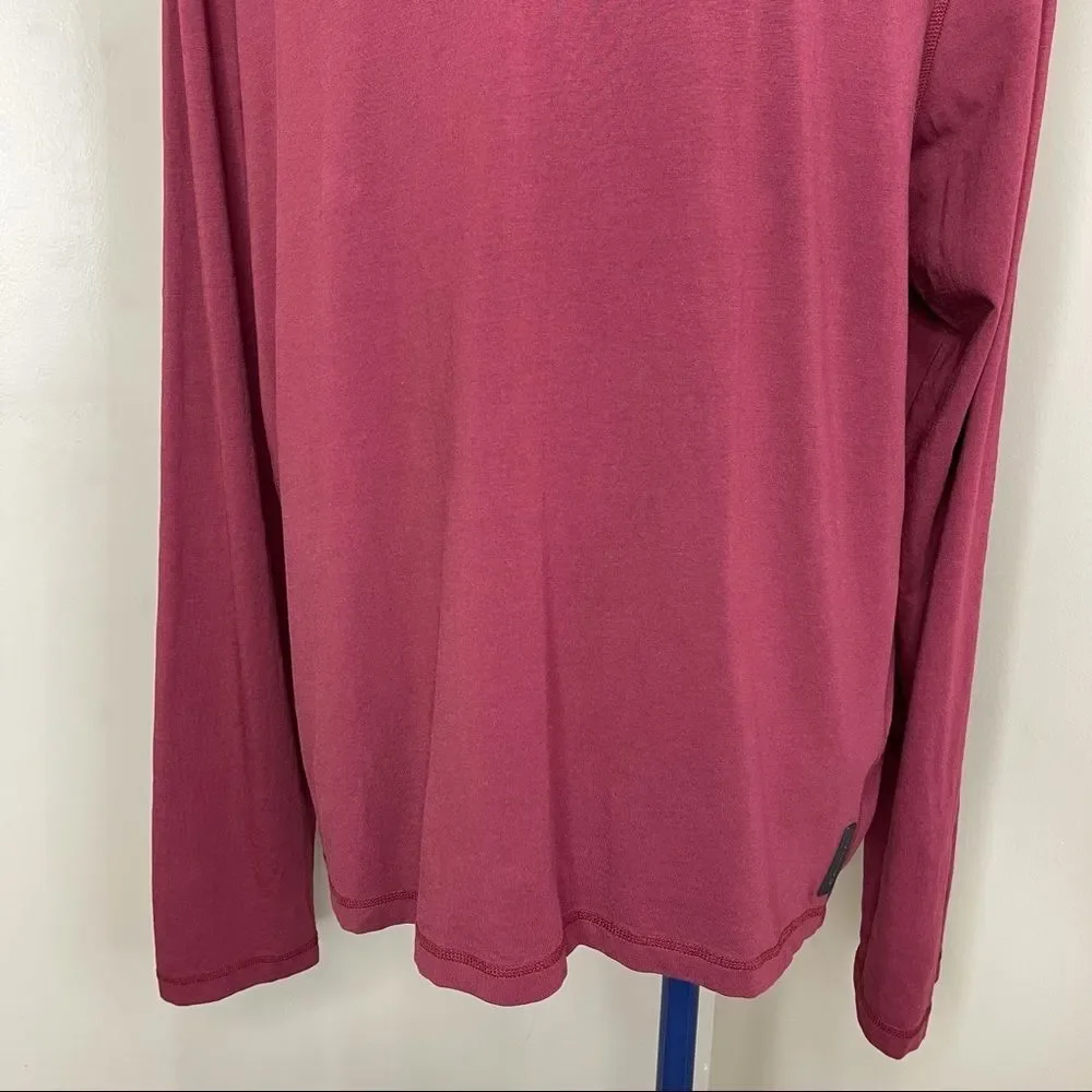 Michael Kors Mens Sweater 2XL Mock Neck Red Half Zip - Picture 13 of 14